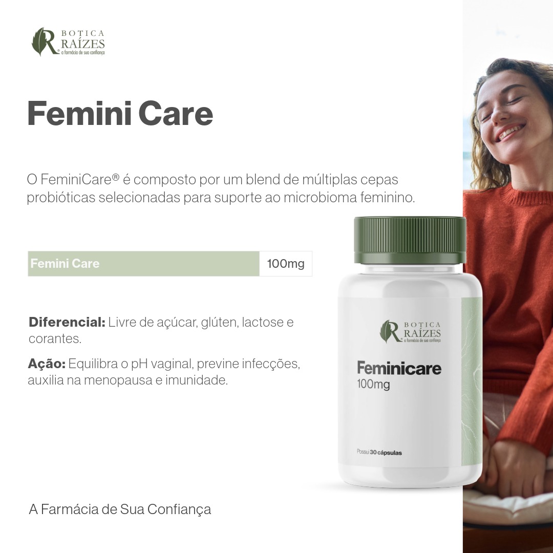 Feminicare 100mg 30 Cápsulas - Imagem 2