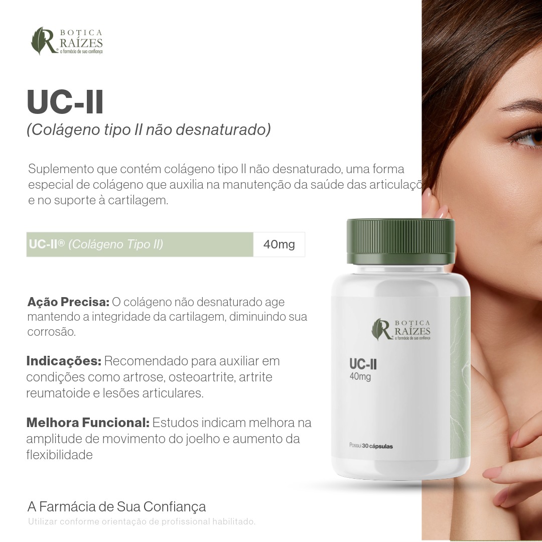 UC-II 40mg 30 Cápsulas - Imagem 2
