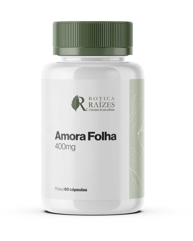 Amora Folha 400mg 60 Cápsulas