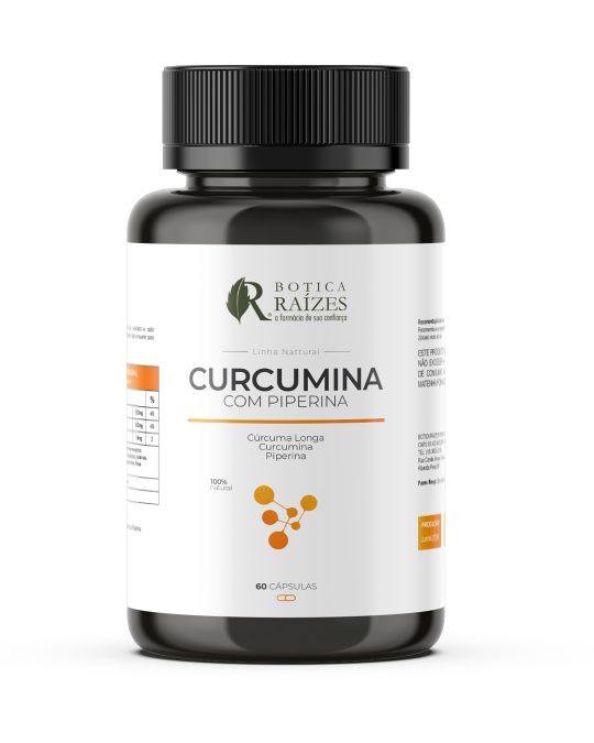 Curcumina com Piperina 60 Cápsulas