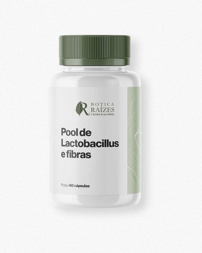Pool de Lactobacillus e fibras 60 Cápsulas