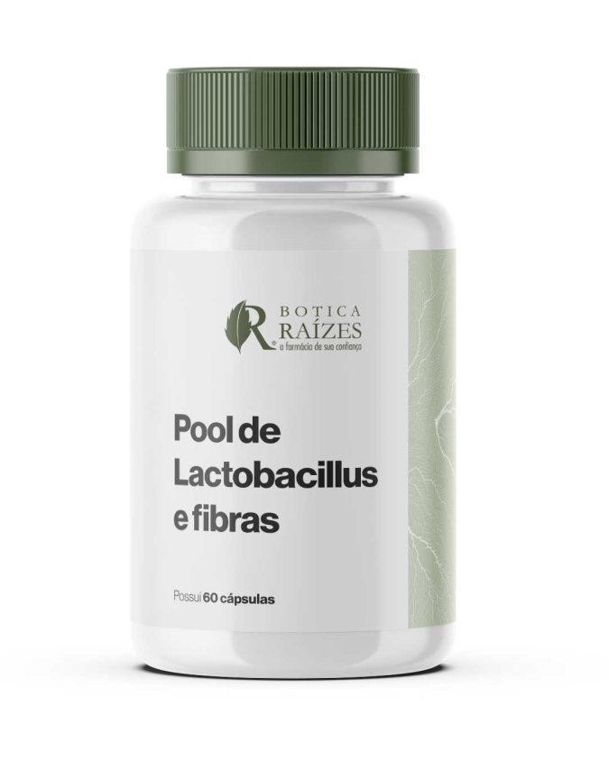 Pool de Lactobacillus e fibras 60 Cápsulas