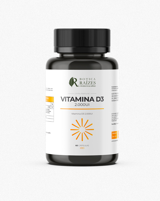 Vitamina D3 2.000ui 60 Cápsulas