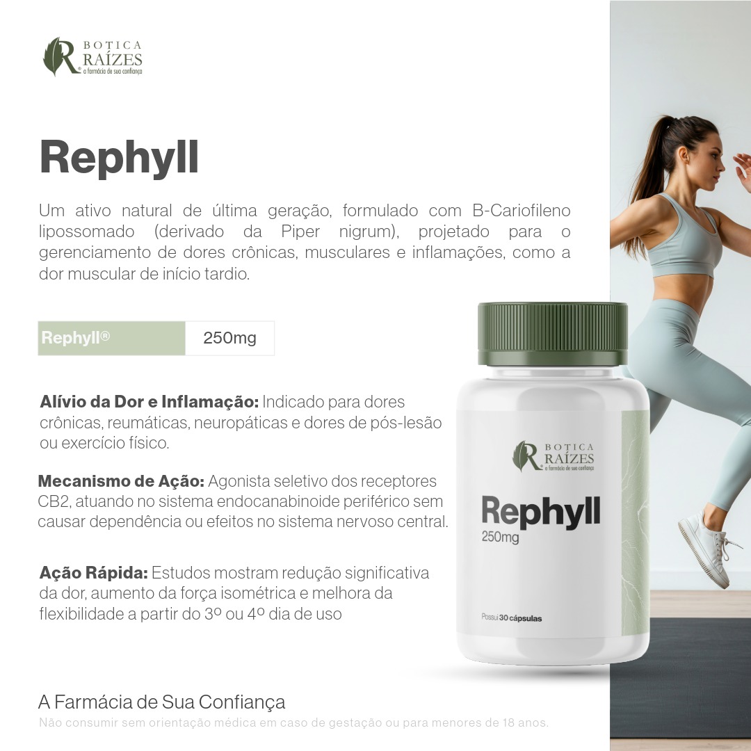 Rephyll 250mg 60 Cápsulas | Botica Raizes - Imagem 2