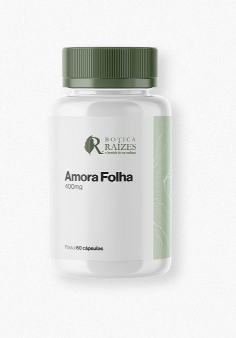 Amora Folha 400mg 60 Cápsulas
